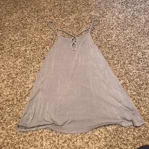 Olive Green Cross Tank